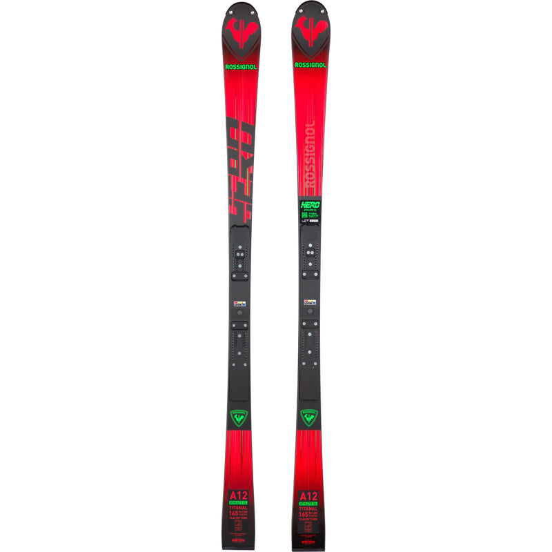 2024 Rossignol Hero FIS SL Skis w/ R22 Race Plates - 165 cm