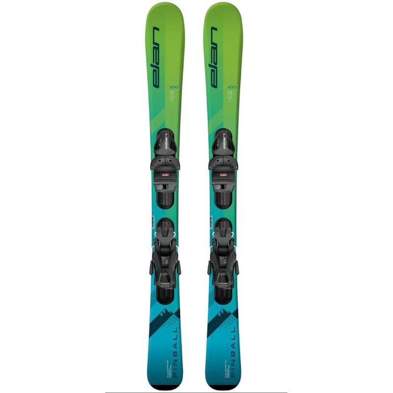 2023 Elan Pinball Team Jr Skis w/ EL 4.5 Bindings - 110 cm