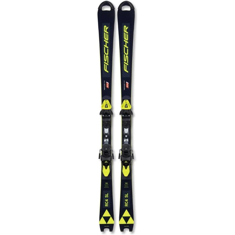 2024 Fischer RC4 World Cup SL Jr Skis w/ Race Plates - 140 cm