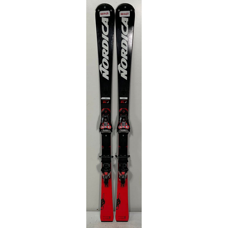 2024 Nordica Dobermann SLJ 149cm Jr Skis w/ Xcomp12 Bindings