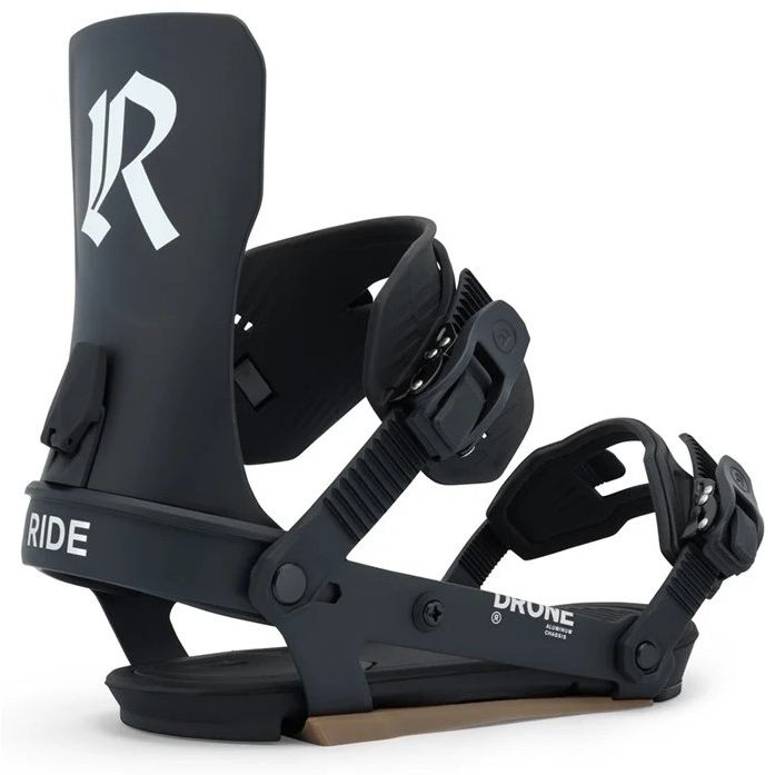 2026 Ride Drone Black Snowboard Bindings