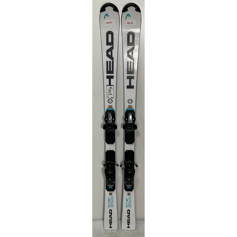 2025 Head WC Rebel e.SL Team 139cm Jr Skis w/ Head 9 Bindings