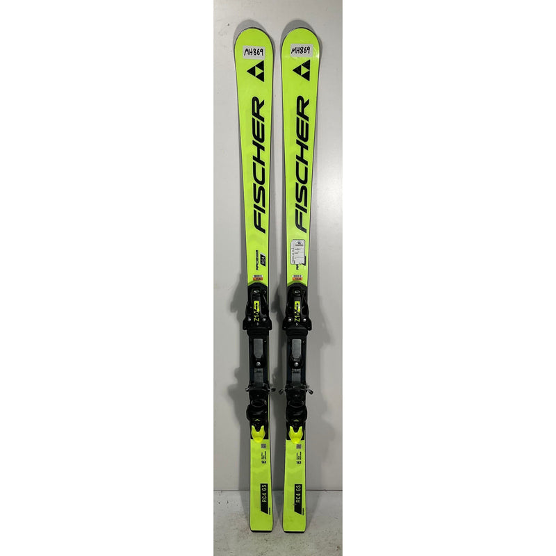 2025 Fischer RC4 GS 163cm Jr Skis w/ Z14 Bindings