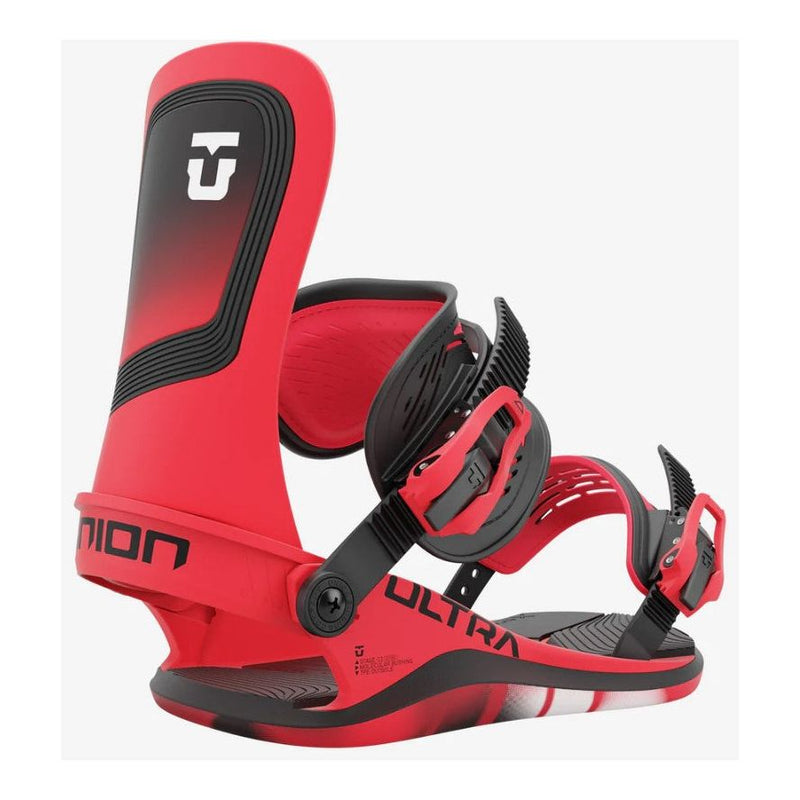 2025 Union Ultra Red Snowboard Bindings - M