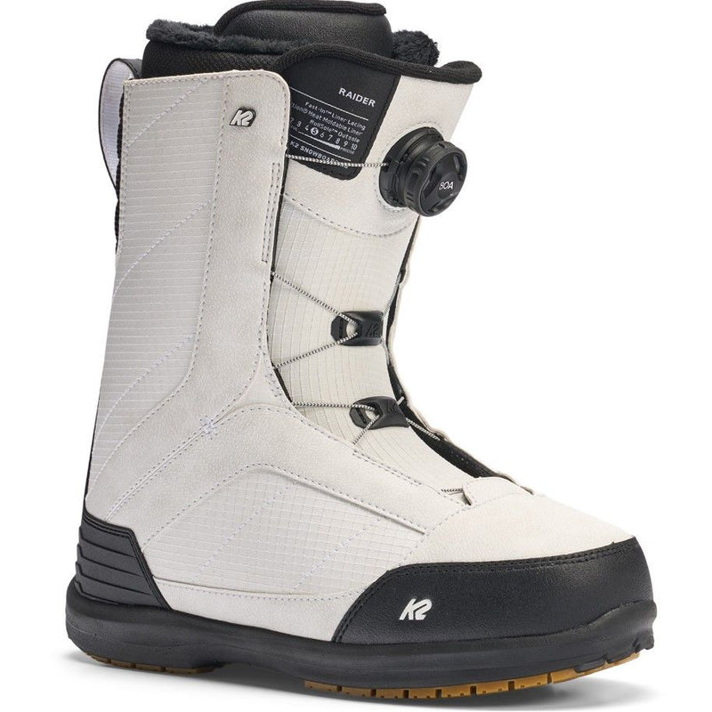 2026 K2 Raider White Snowboard Boots