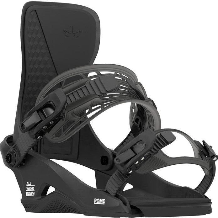 2026 Rome Slapstick Jr Black Snowboard Bindings