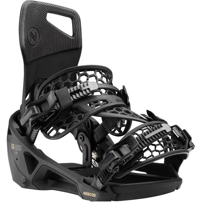 2026 Nidecker OG Supermatic Black Snowboard Bindings