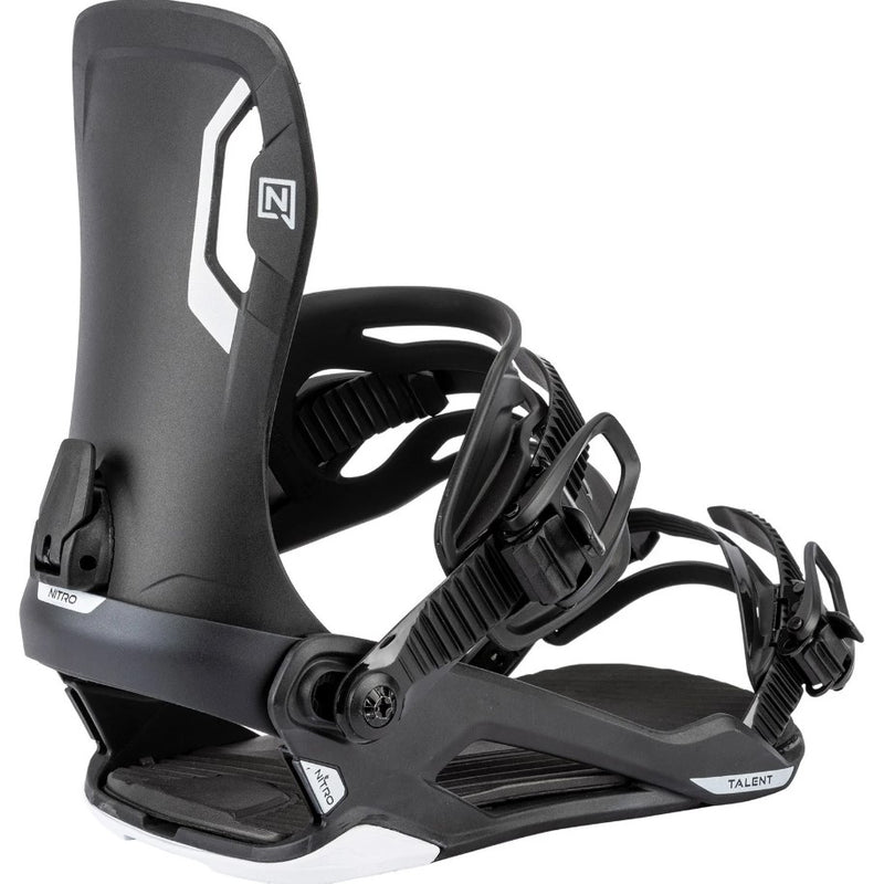 2026 Nitro Talent Ultra Black Snowboard Bindings