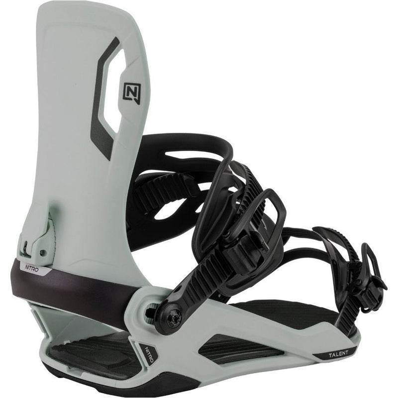 2026 Nitro Talent Grey Snowboard Bindings