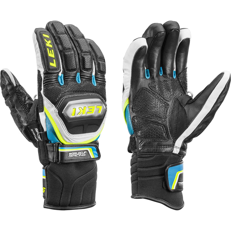 Leki World Cup Ti S Speed System Black/Cyan Gloves - 7.5