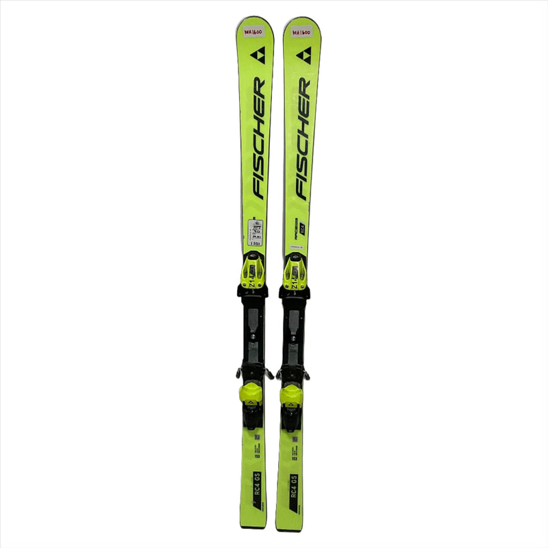 2024 Fischer RC4 GS 153cm Jr Skis w/ Z14 Bindings