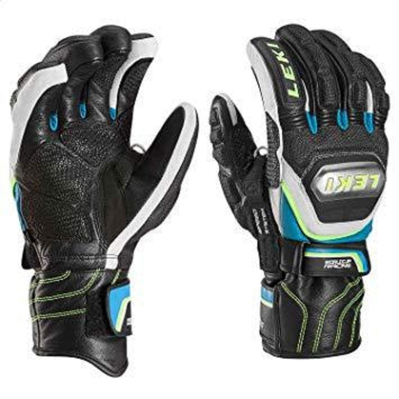 Leki World Cup Ti S Speed System Glove Black/Cyan - 8.0