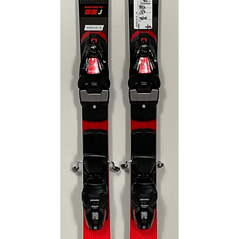 2024 Nordica Dobermann GSJ 143cm Jr Skis w/ TLT 8 Bindings